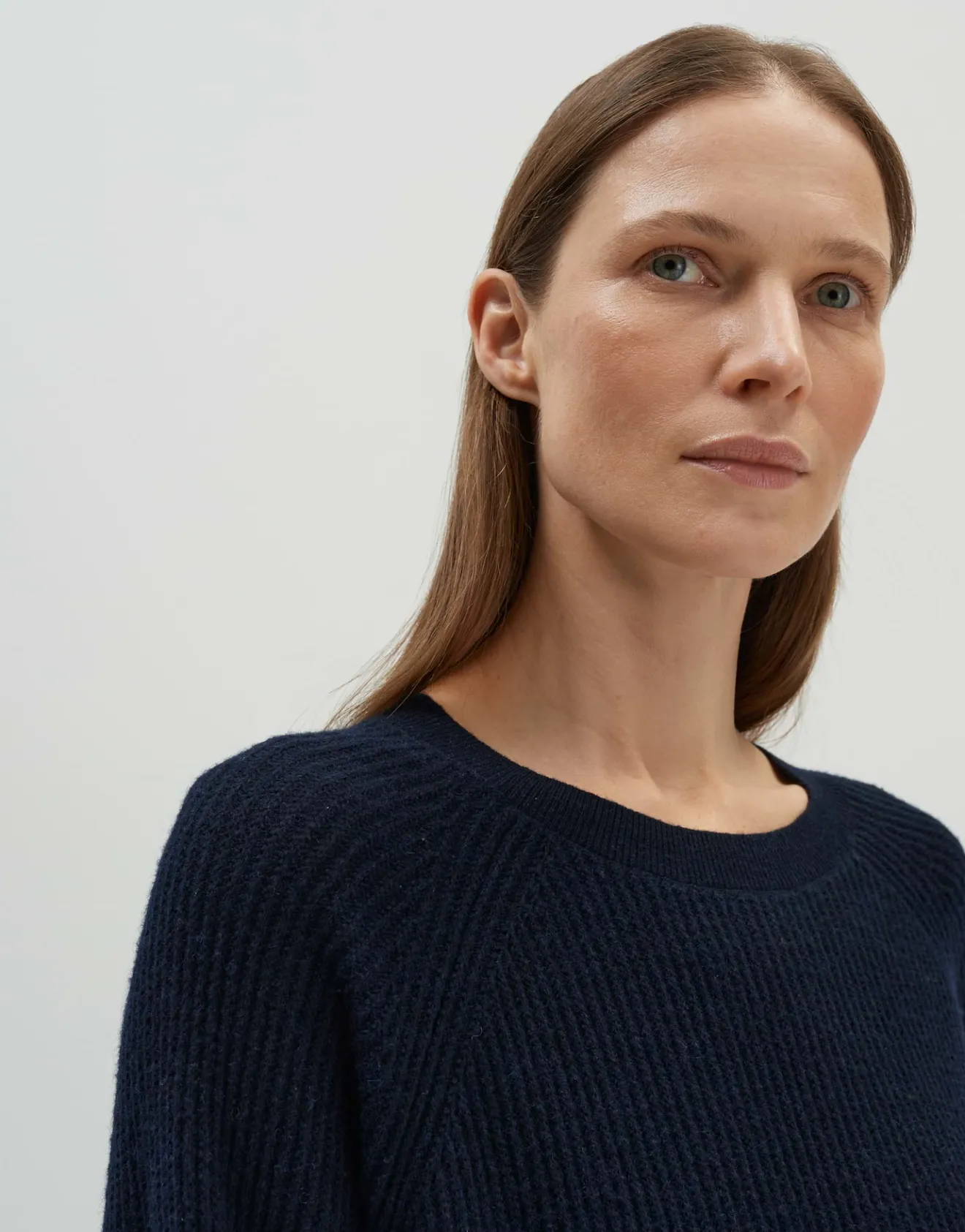 Outlet Ripppullover Tijou Loose mit Kaschmir Strick