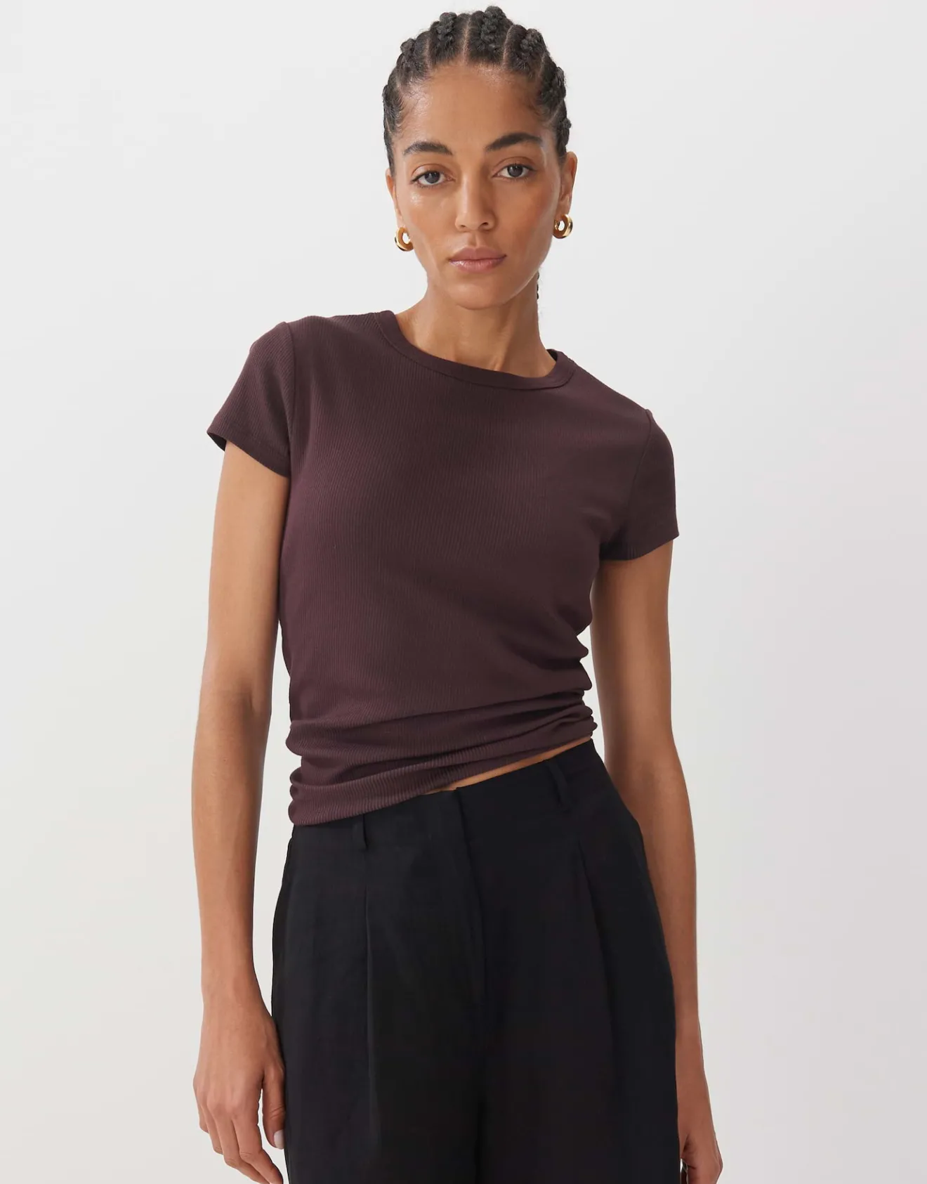 Cheap Rippshirt KLEOH Slim aus BCI Cotton Mix Basics