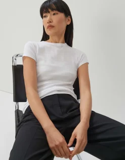 Outlet Rippshirt KLEOH Slim aus BCI Cotton Mix Basics|Shirts
