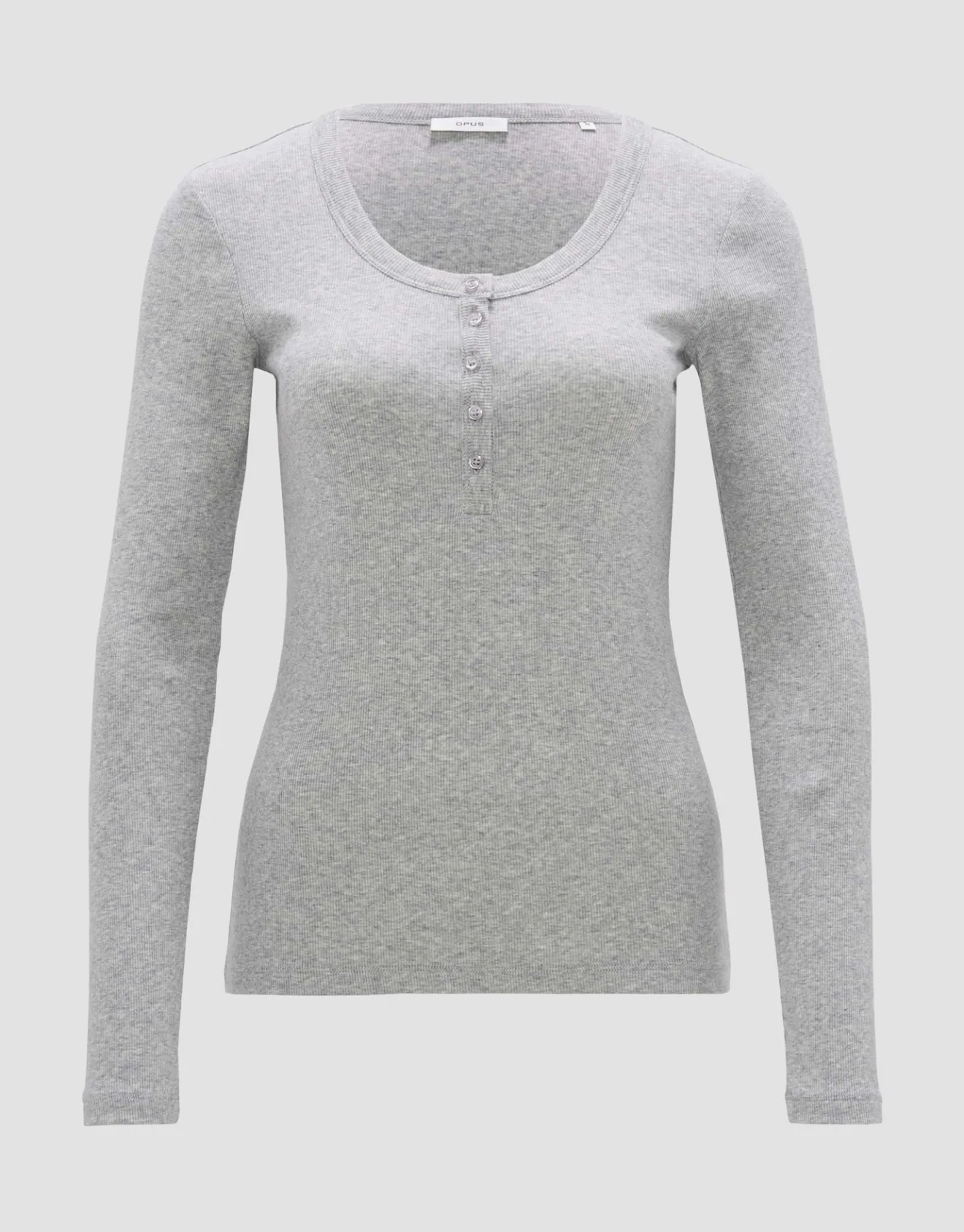 Cheap Rippshirt SENLEY Slim aus nachhaltigem Baumwoll Mix Shirts
