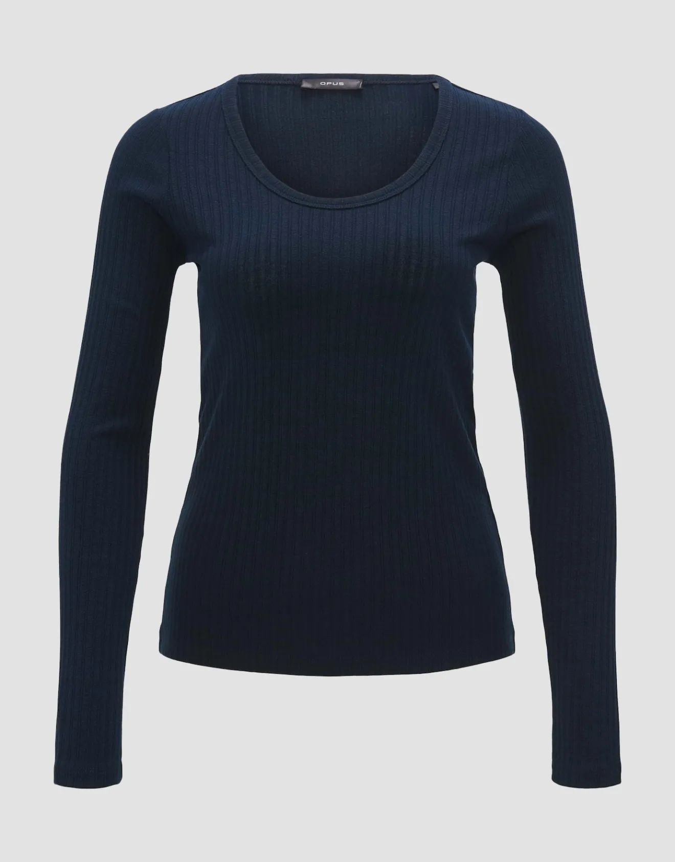 Store Rippshirt SIDITA Slim aus Viskose Mix Shirts