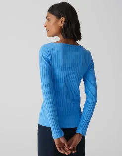 Online Rippshirt SOVKE Slim aus Baumwoll Mix Shirts