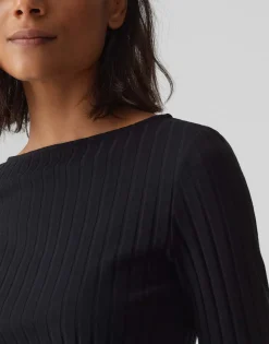 Store Rippshirt SOVKE Slim aus Baumwoll Mix Shirts