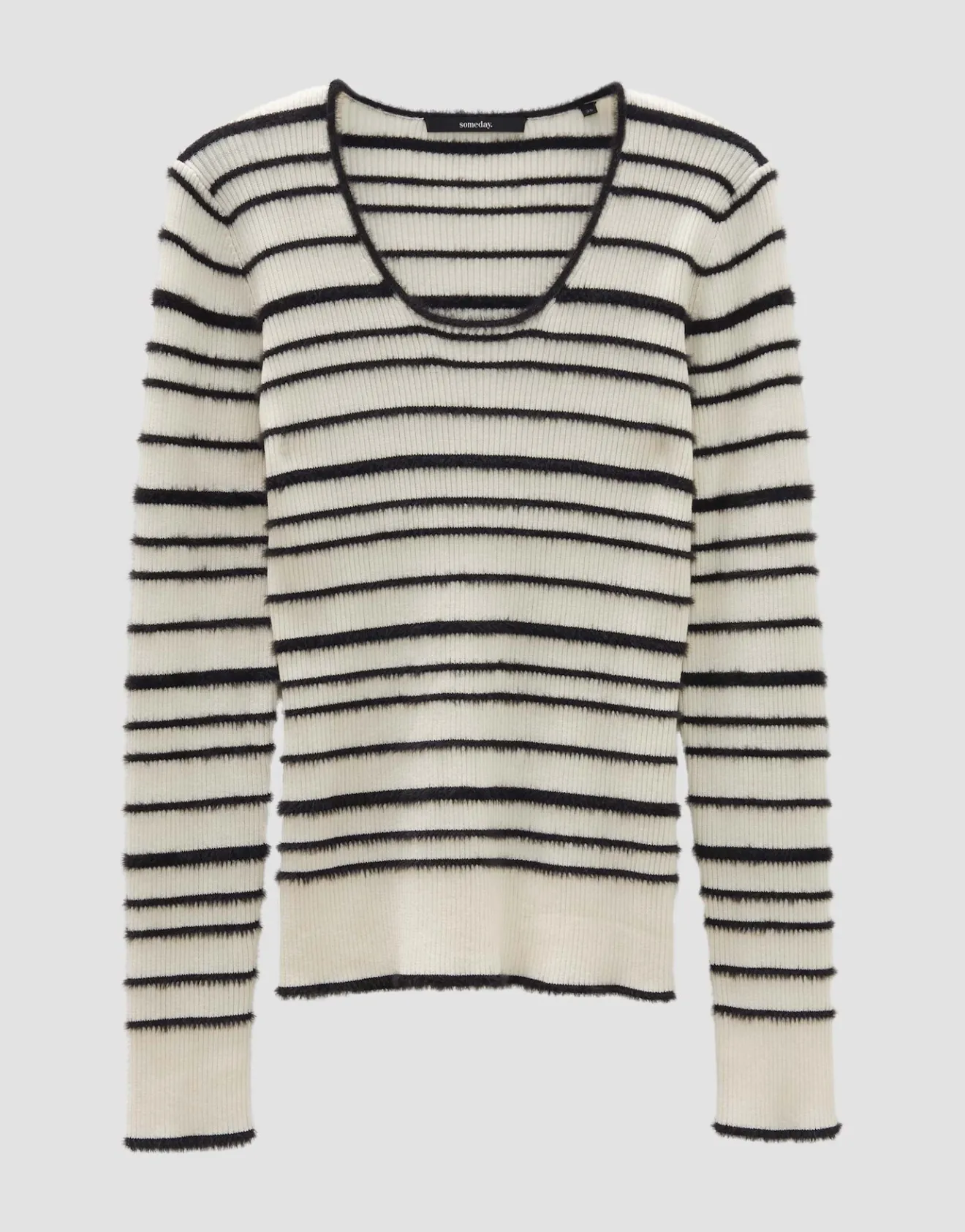 Best Rippstrickpullover TIFFIE Slim aus Baumwoll Mix Strick