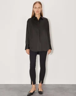 Fashion Satinbluse ZANZA Loose im Oversize Stil Blusen
