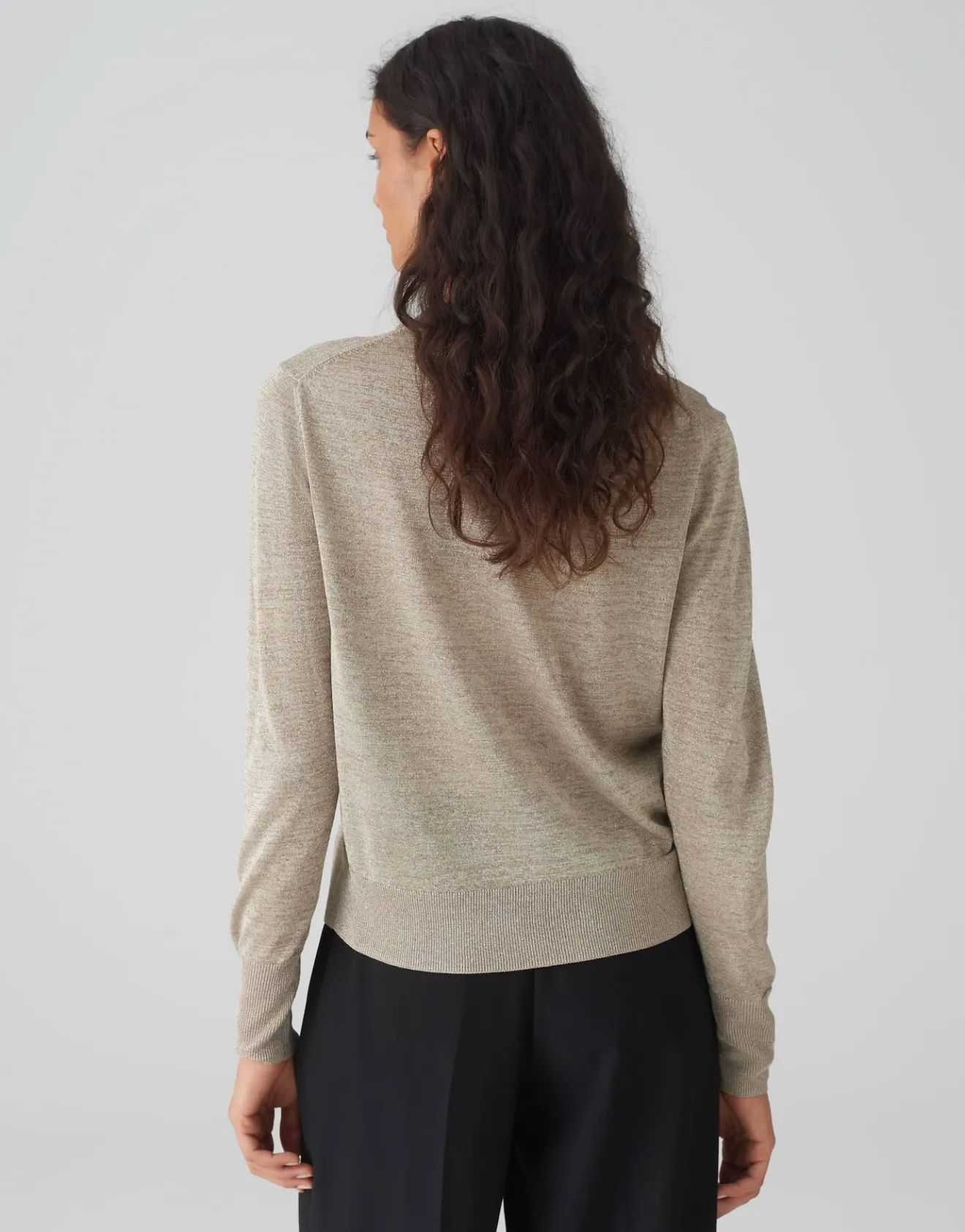 Cheap Schimmernder Pullover PLITZA Regular aus Viskose Mix Strick