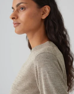 Cheap Schimmernder Pullover PLITZA Regular aus Viskose Mix Strick