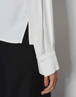 Cheap Schluppenbluse ZELDORA Loose aus Viskose Twill Blusen