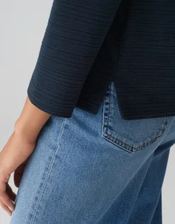 Clearance Shirt SAHIRA Regular mit Streifenstruktur Shirts