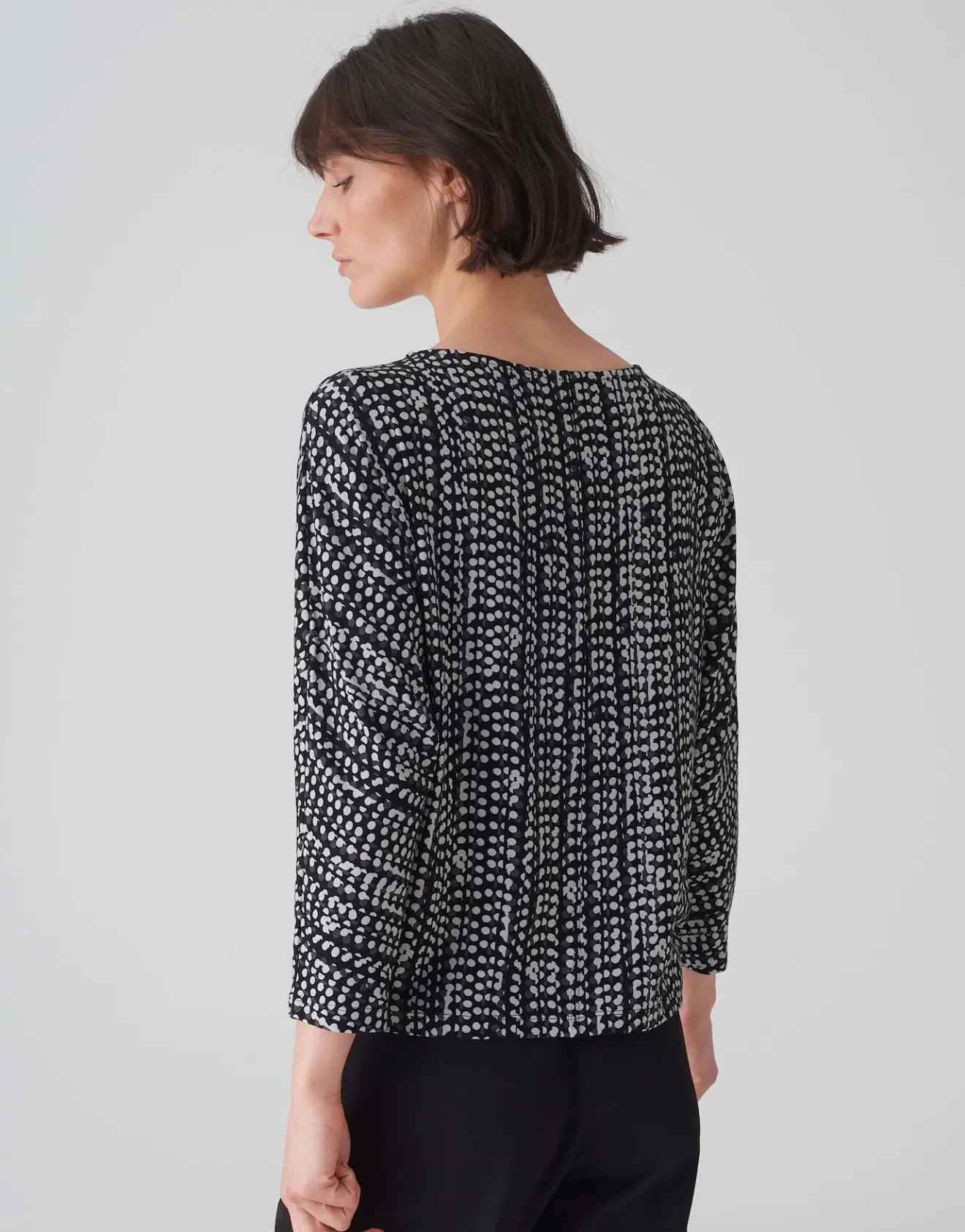 Flash Sale Shirt SEBRY SHINE Batwing Fit aus Viskose Mix Shirts