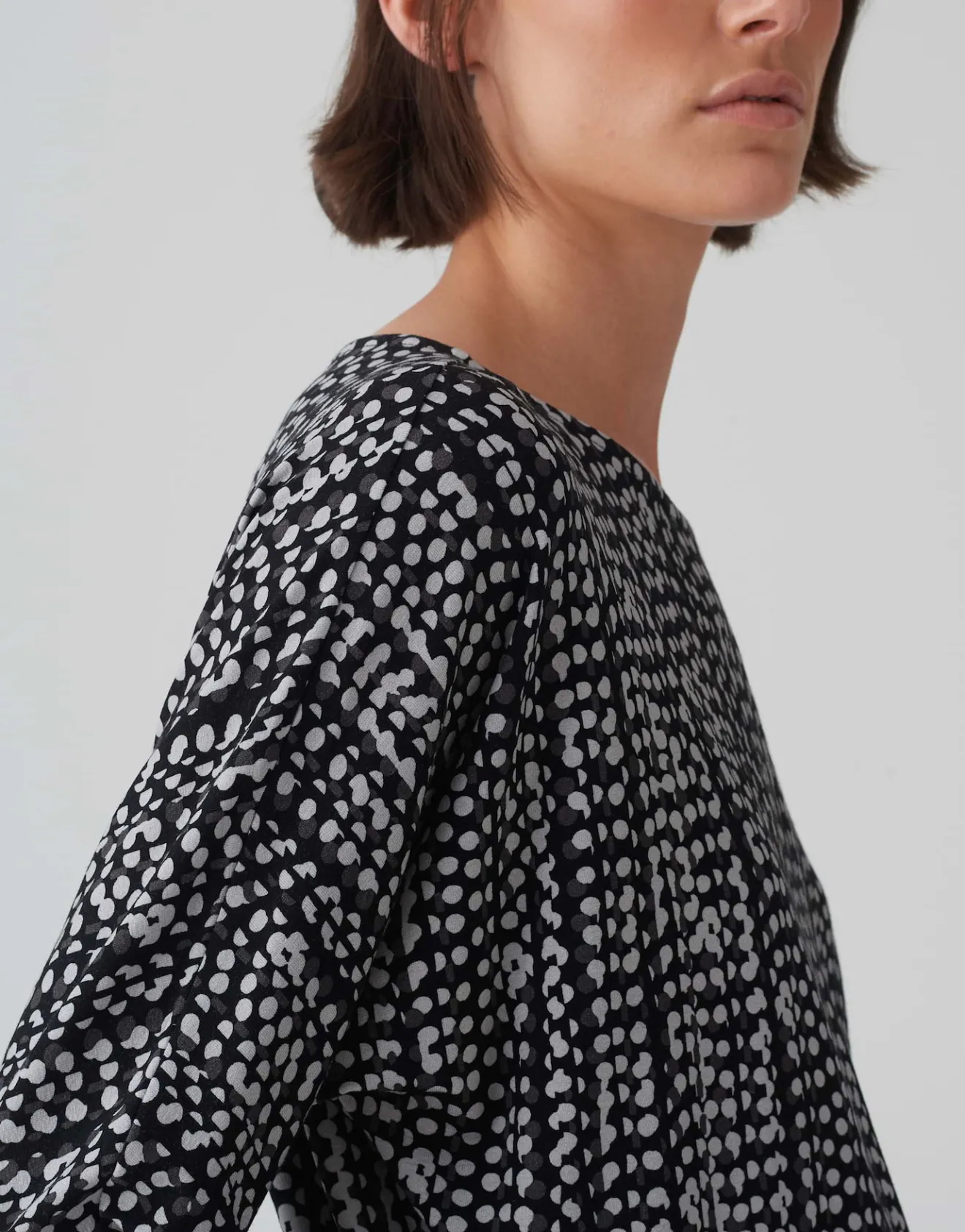 Flash Sale Shirt SEBRY SHINE Batwing Fit aus Viskose Mix Shirts