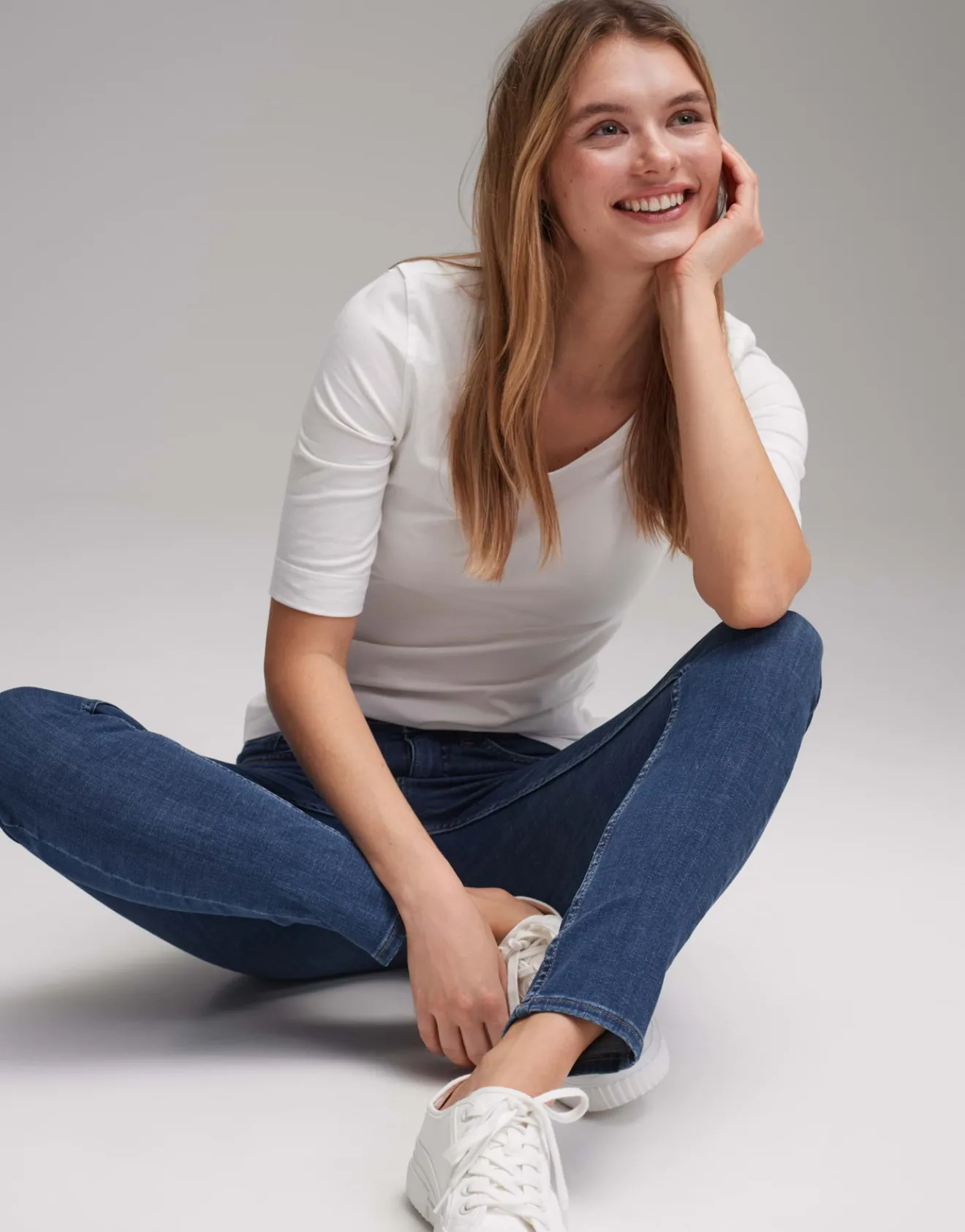 Online Shirt SERTA Slim aus Jersey Basics|Shirts