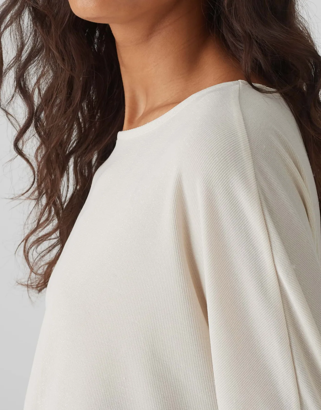 Clearance Shirt SIGLAM Batwing Fit aus schimmerndem Jersey Shirts