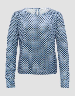 Store Shirt SUTHA ABSTRACT Regular aus ECOVERO™ Viskose Shirts