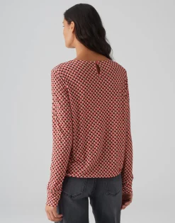Store Shirt SUTHA ABSTRACT Regular aus ECOVERO™ Viskose Shirts