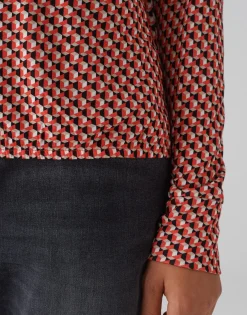 Store Shirt SUTHA ABSTRACT Regular aus ECOVERO™ Viskose Shirts