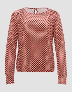 Store Shirt SUTHA ABSTRACT Regular aus ECOVERO™ Viskose Shirts