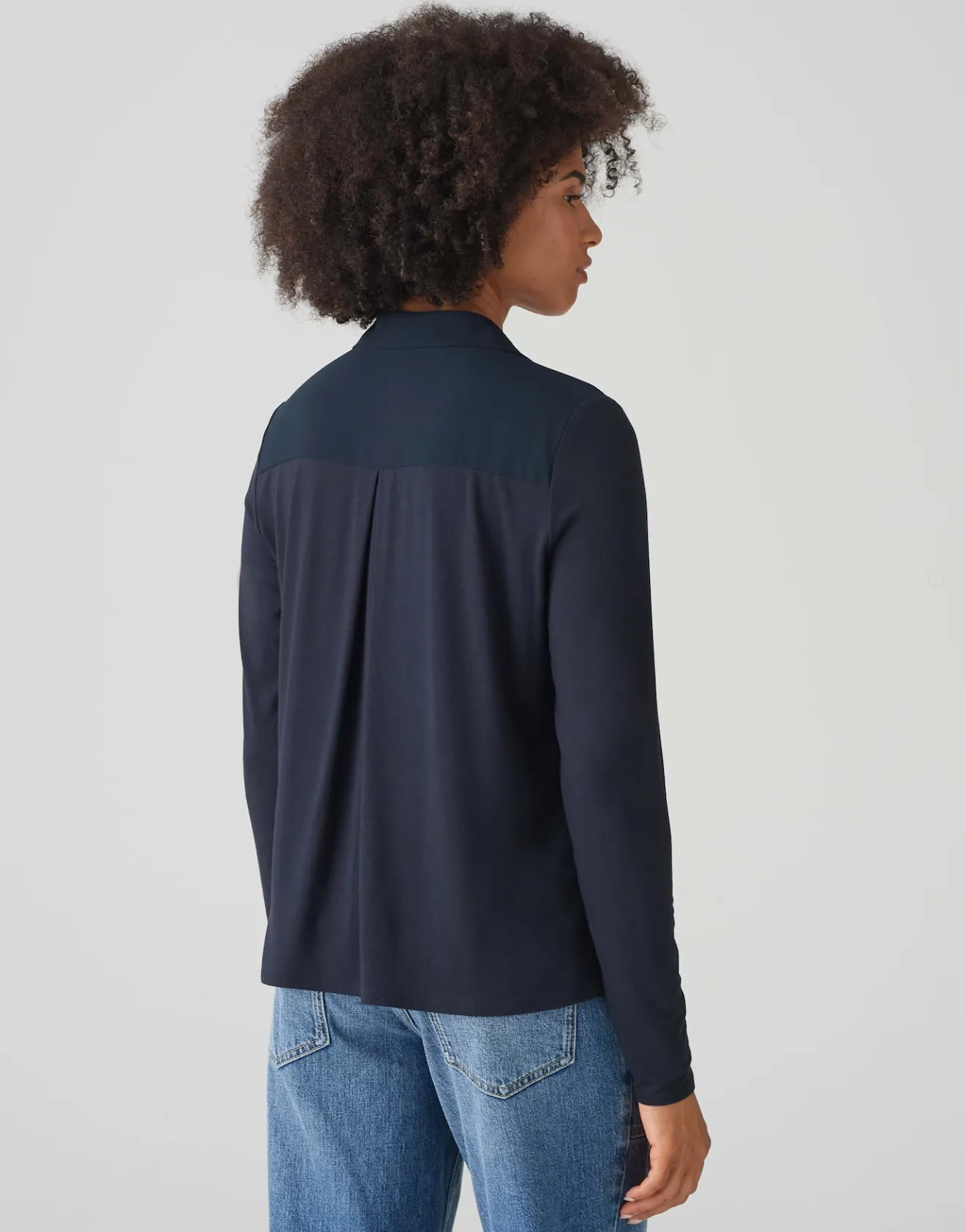 Store Shirtbluse FRERA Regular aus Material Mix Blusen