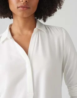 Outlet Shirtbluse FRERA Regular aus Material Mix Blusen