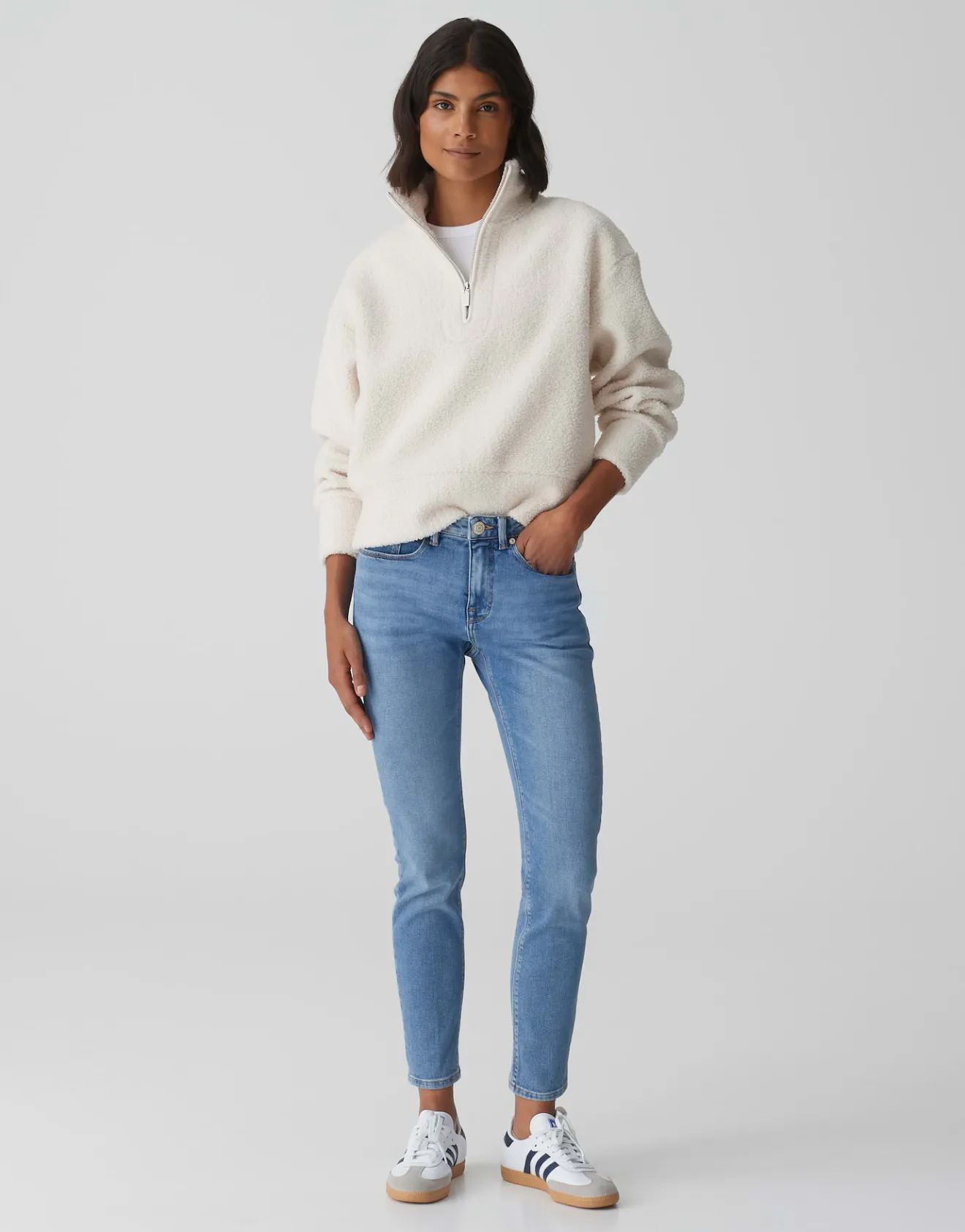 Online Skinny Jeans ELMA OCEAN BLUE Low Rise mit Stretch-Anteil Jeans
