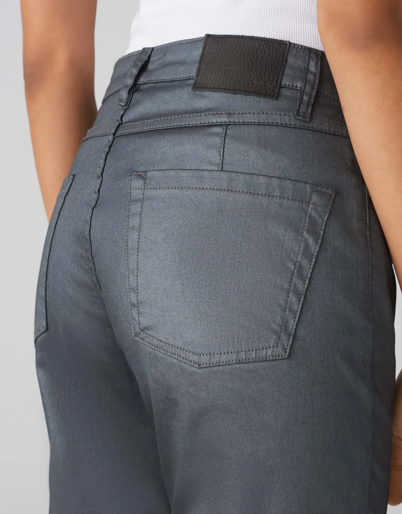 Sale Slim Jeans EMILY CLASSY Mid Rise mit Coating Hosen|Jeans