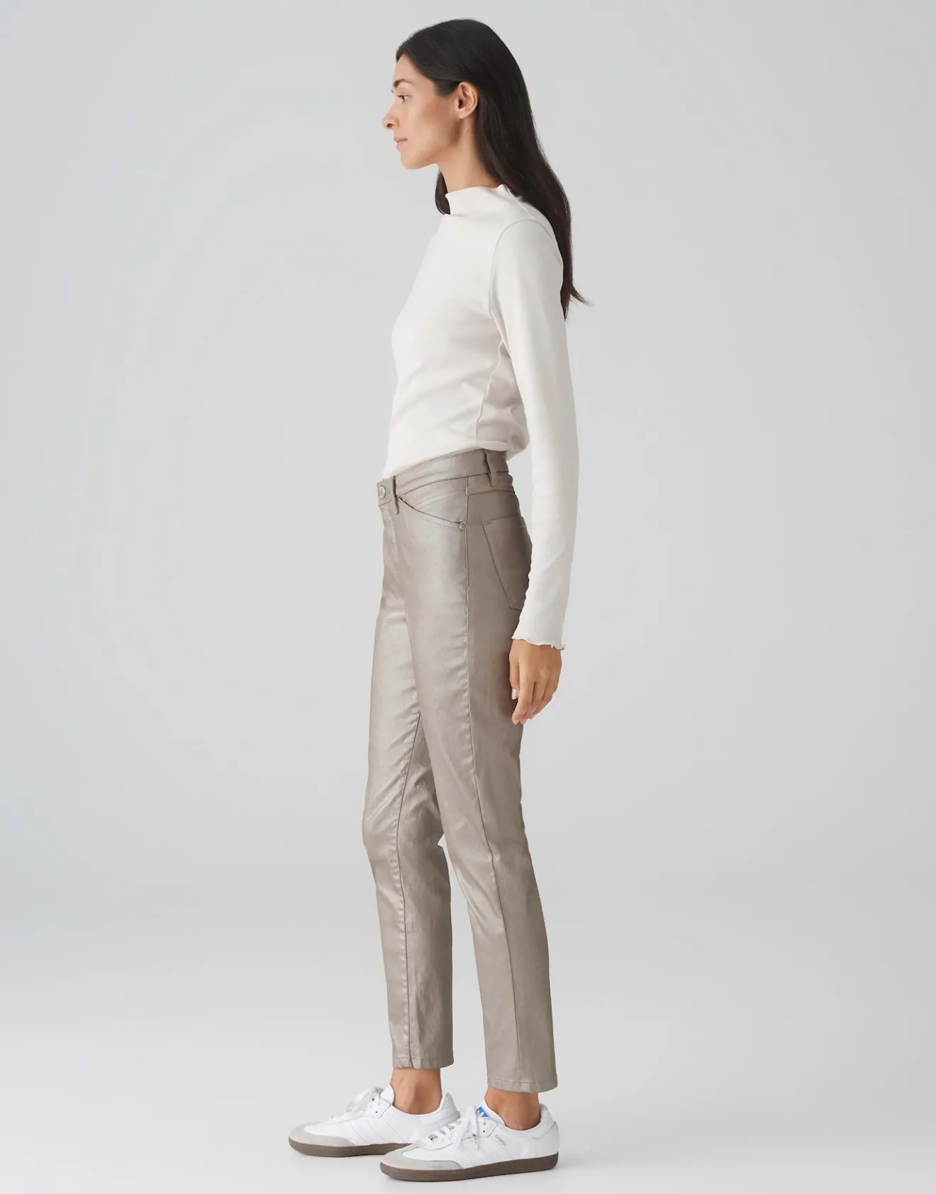 Sale Slim Jeans EMILY CLASSY Mid Rise mit Coating Hosen|Jeans