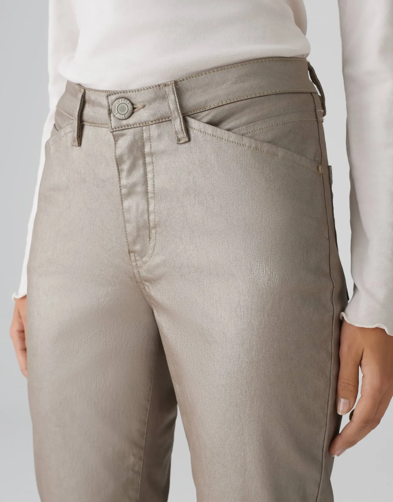 Sale Slim Jeans EMILY CLASSY Mid Rise mit Coating Hosen|Jeans