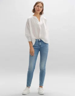 Best Sale Slim Jeans EVITA Mid Rise aus stretchigem BCI Cotton Mix Jeans