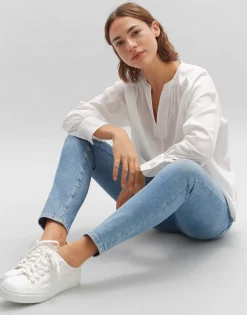 Best Sale Slim Jeans EVITA Mid Rise aus stretchigem BCI Cotton Mix Jeans