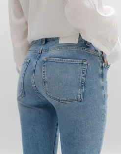 Best Sale Slim Jeans EVITA Mid Rise aus stretchigem BCI Cotton Mix Jeans