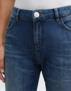 Clearance Slim Jeans EVITA Mid Rise aus stretchigem BCI Cotton Mix Jeans