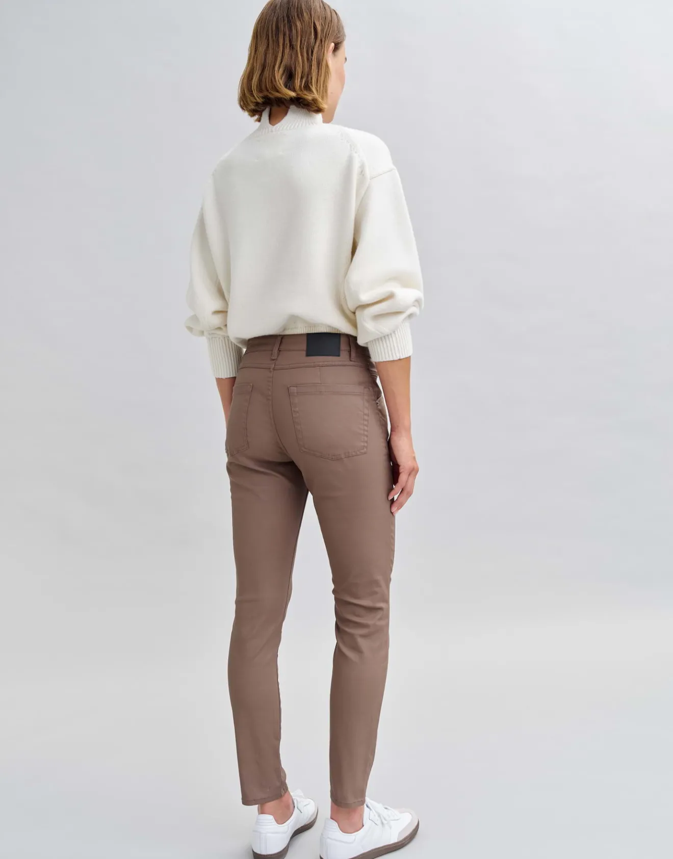 Clearance Slim Jeans EVITA REMIX Mid Rise mit Coating Hosen|Jeans