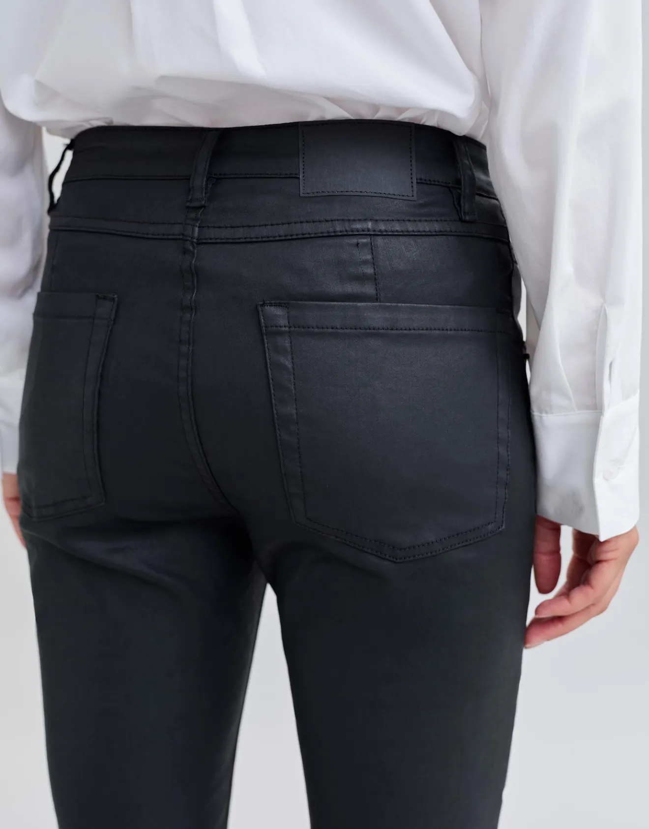 Cheap Slim Jeans EVITA REMIX Mid Rise mit Coating Hosen|Jeans
