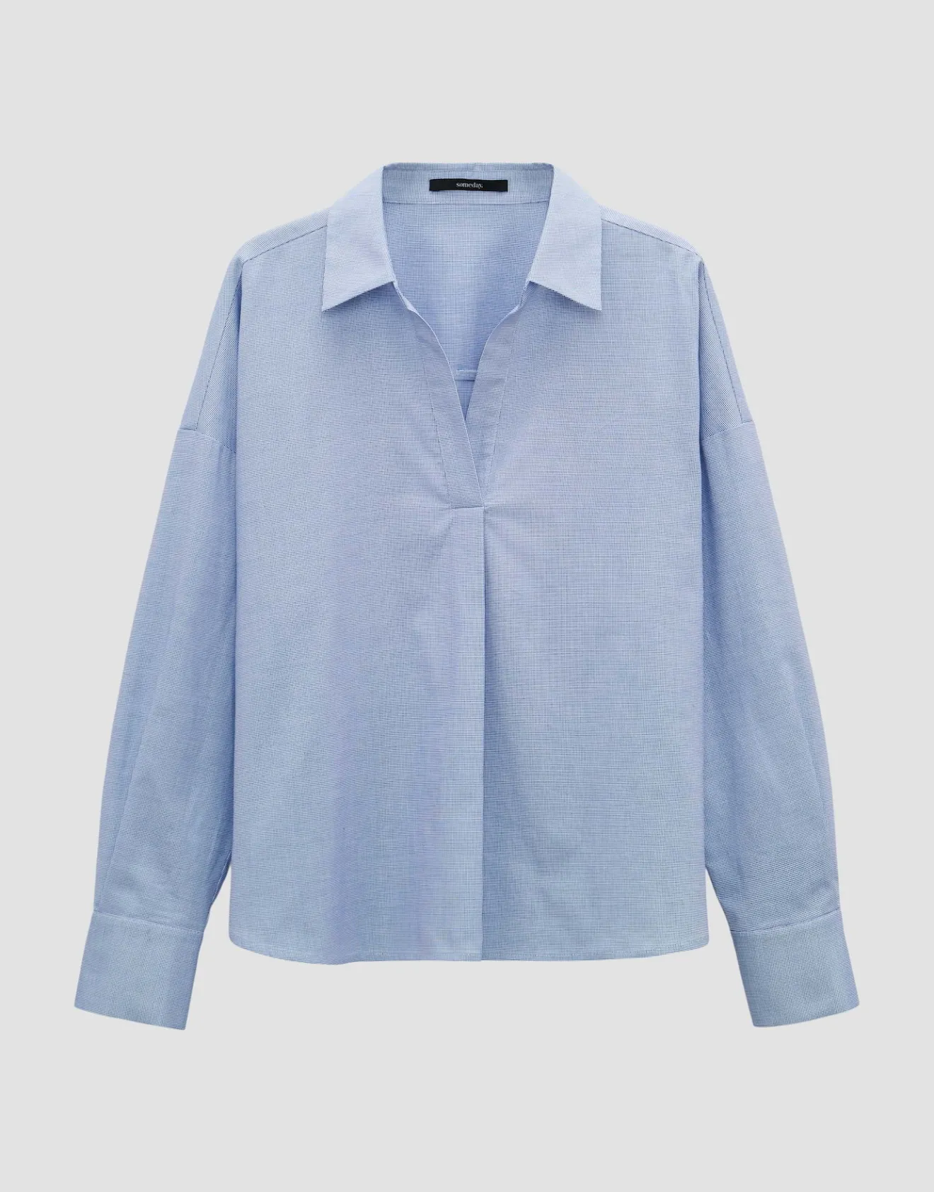 Best Sale Slip-on Bluse ZURIANA Loose aus nachhaltiger Baumwolle Blusen