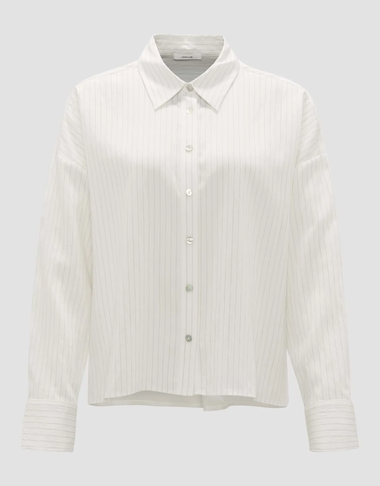 Cheap Streifenbluse FREDI Boxy Fit aus Modal Mix Blusen