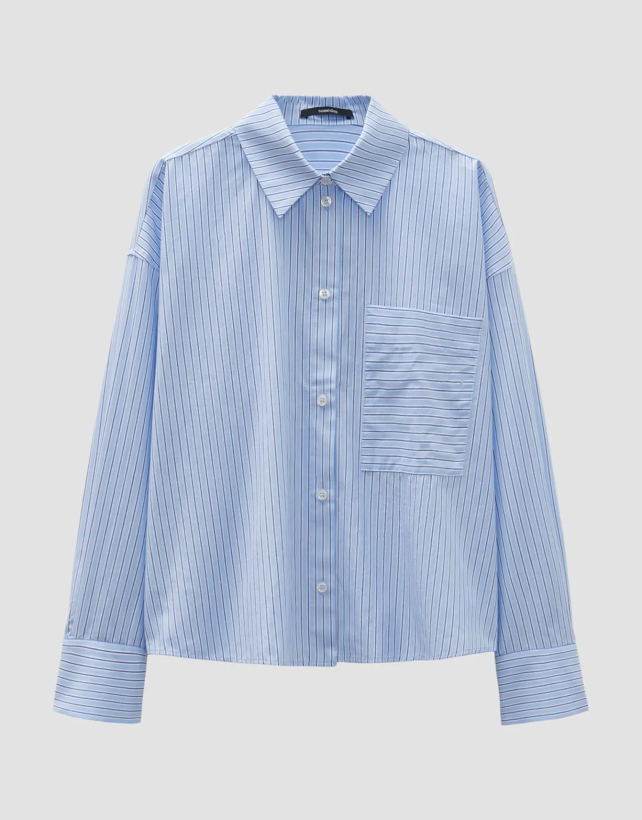 Cheap Streifenbluse ZOPPINA Loose aus nachhaltiger Baumwolle Blusen