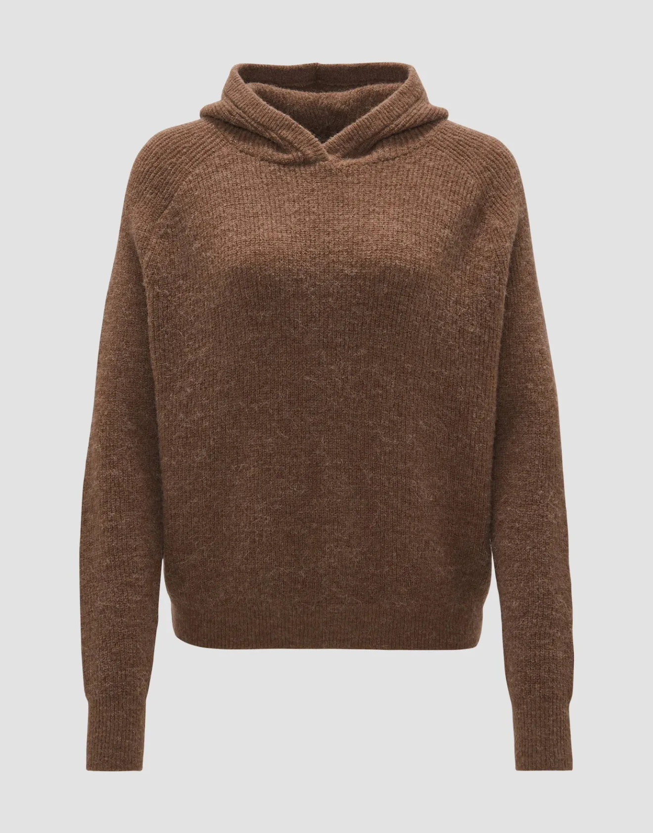 Best Sale Strick Hoodie POODY Loose mit Alpaka Strick
