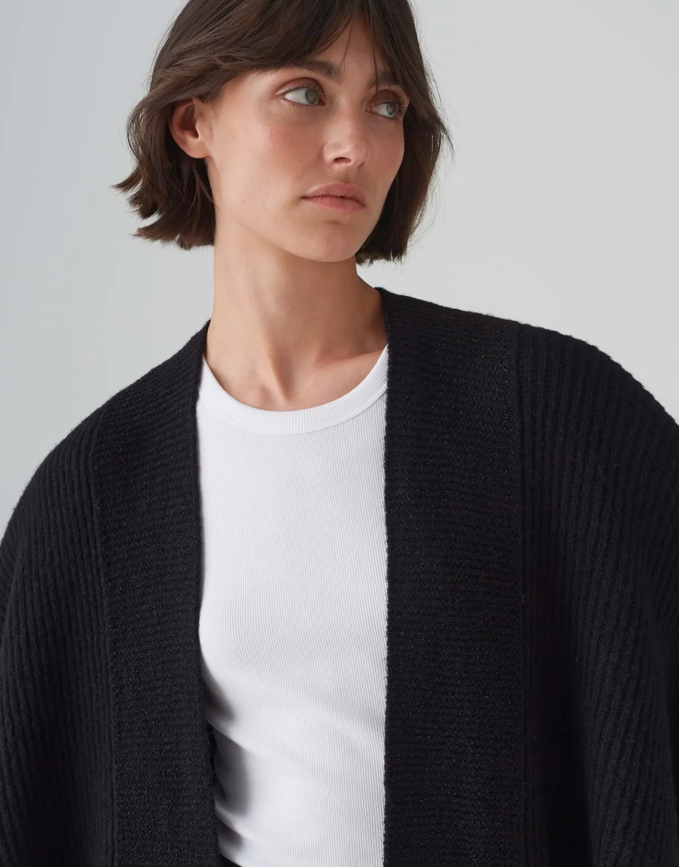 Fashion Strickcape ABLANKI Oversize mit Wolle Accessoires