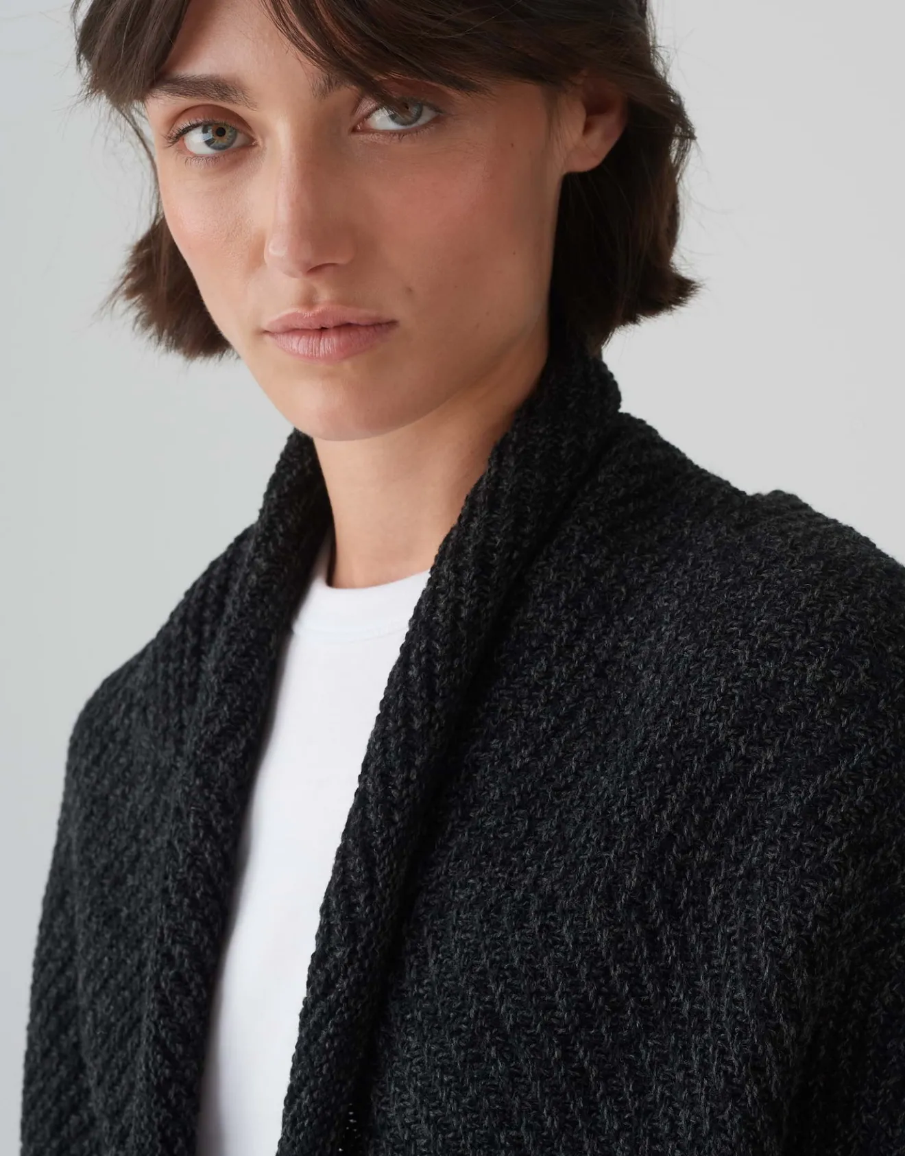 New Strickcape AMARYLLIS Oversize mit Waffelstruktur Strick|Accessoires