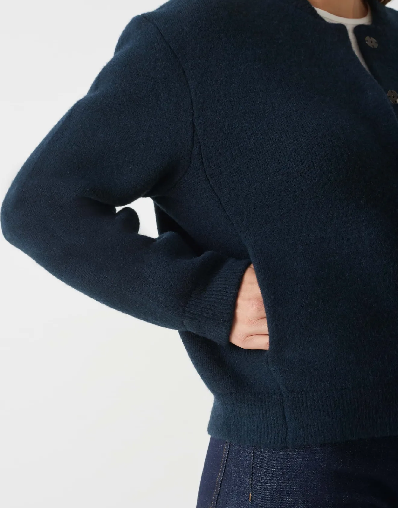 Clearance Strickjacke DOMBA Regular mit Wolle Strick
