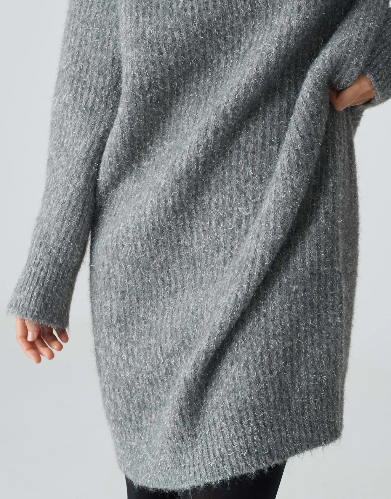 Outlet Strickkleid WAKONA Regular mit Wolle Strick