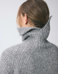 Outlet Strickkleid WAKONA Regular mit Wolle Strick
