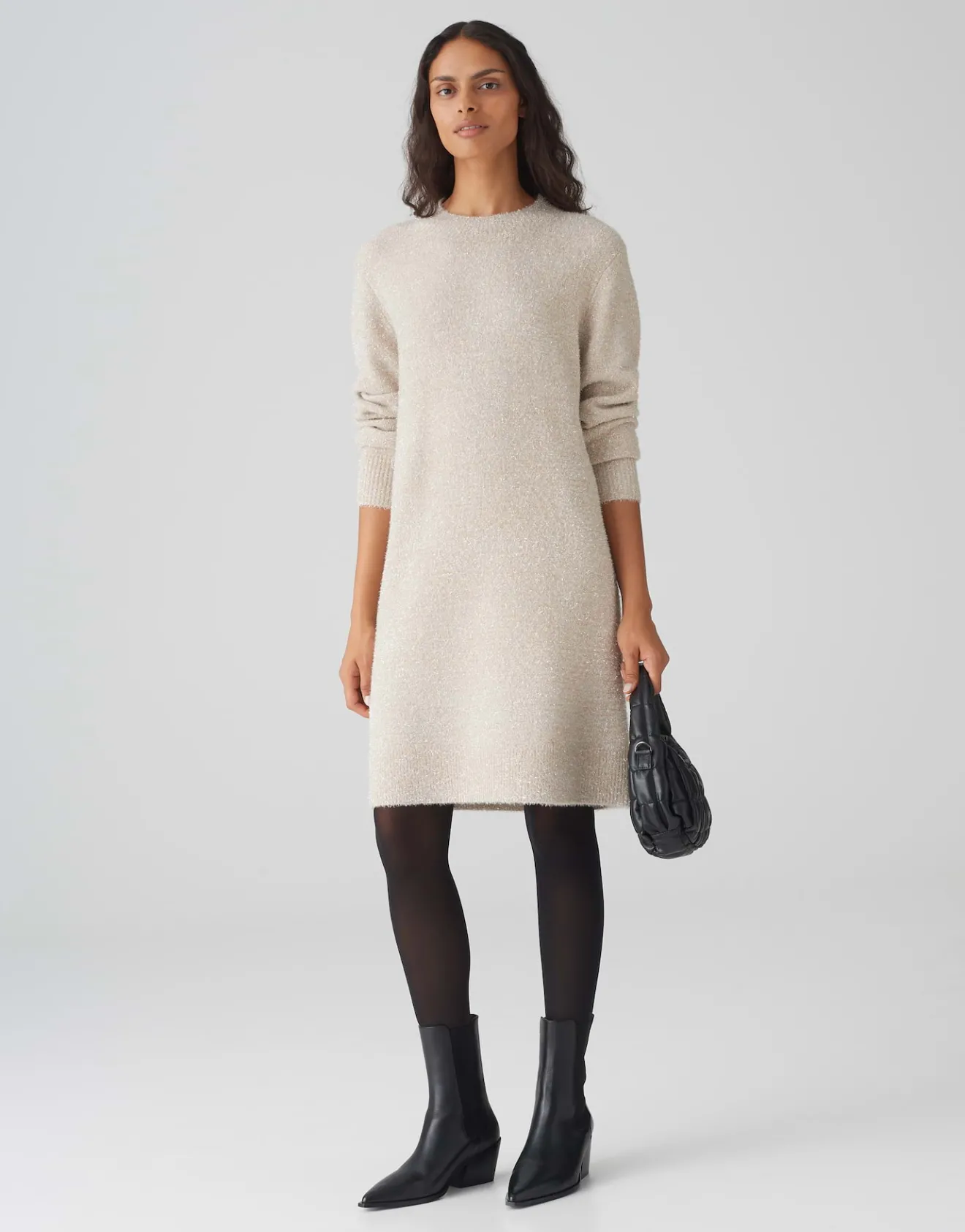 Cheap Strickkleid WALETTA Regular mit Glitzer Effekt Strick|Kleider