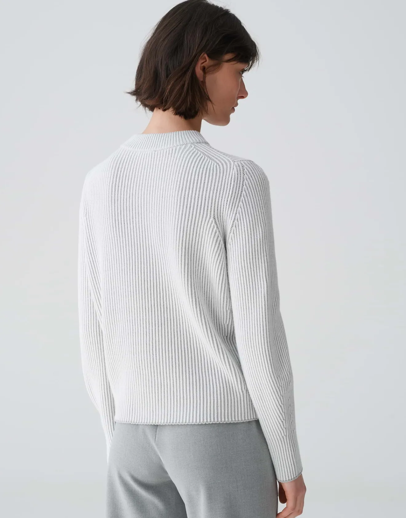 Sale Strickpullover PADOLLO Regular aus Baumwoll Mix Strick