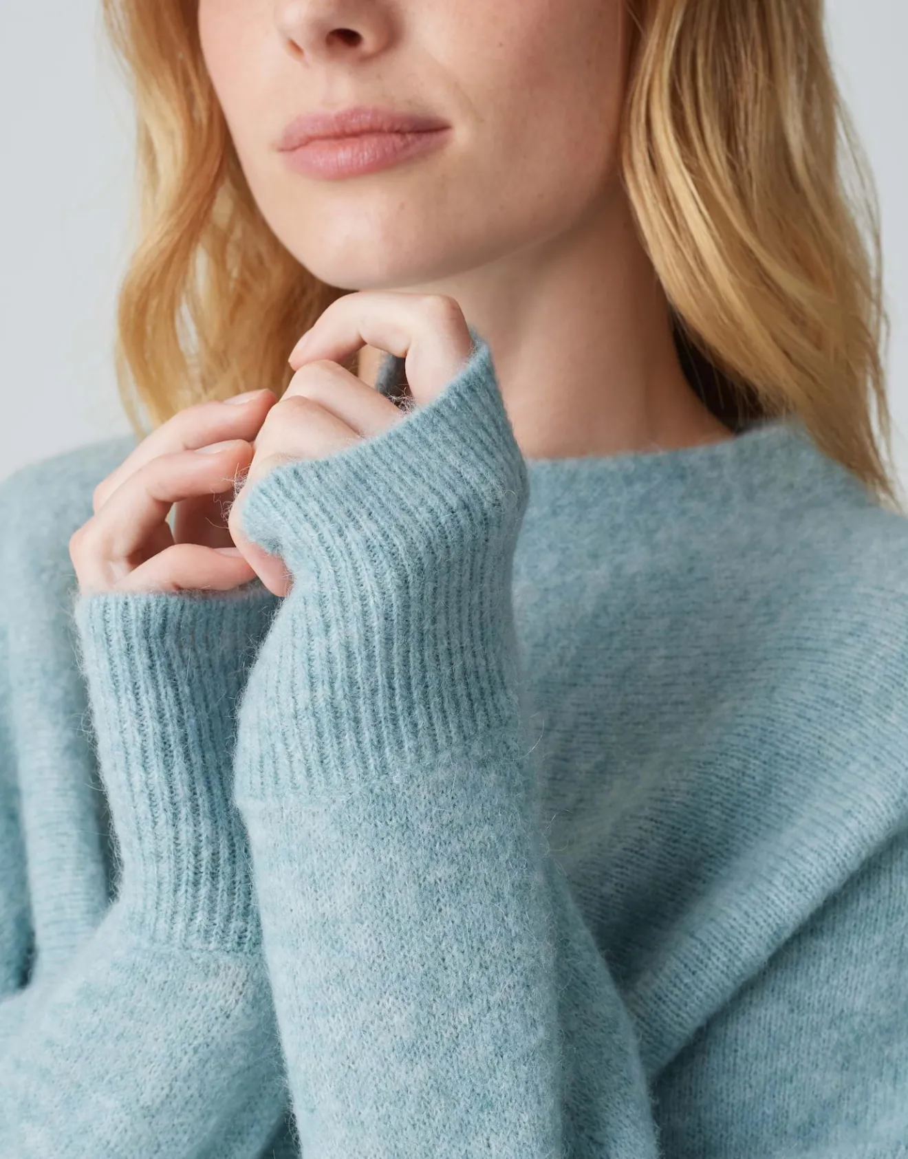 Hot Strickpullover PAHUMA SOFT Batwing Fit mit Mohair Strick