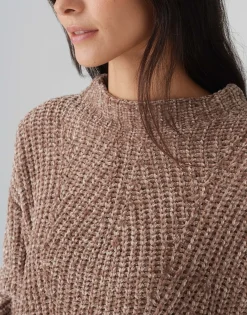 Outlet Strickpullover PANETA Loose aus weichem Chenille Strick