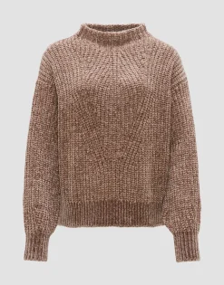 Outlet Strickpullover PANETA Loose aus weichem Chenille Strick