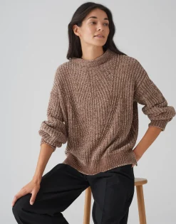 Outlet Strickpullover PANETA Loose aus weichem Chenille Strick