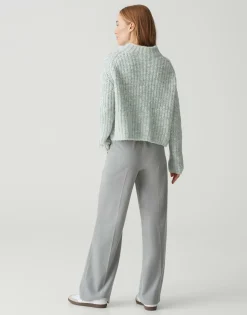 Hot Strickpullover PERKE Boxy Fit in Mélange Optik Strick