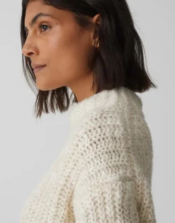 Best Strickpullover PERKE Boxy Fit in Mélange Optik Strick